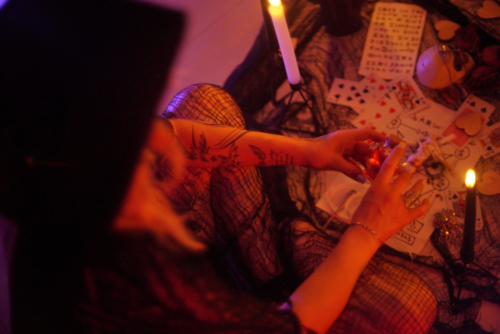 Witch performing a ritual